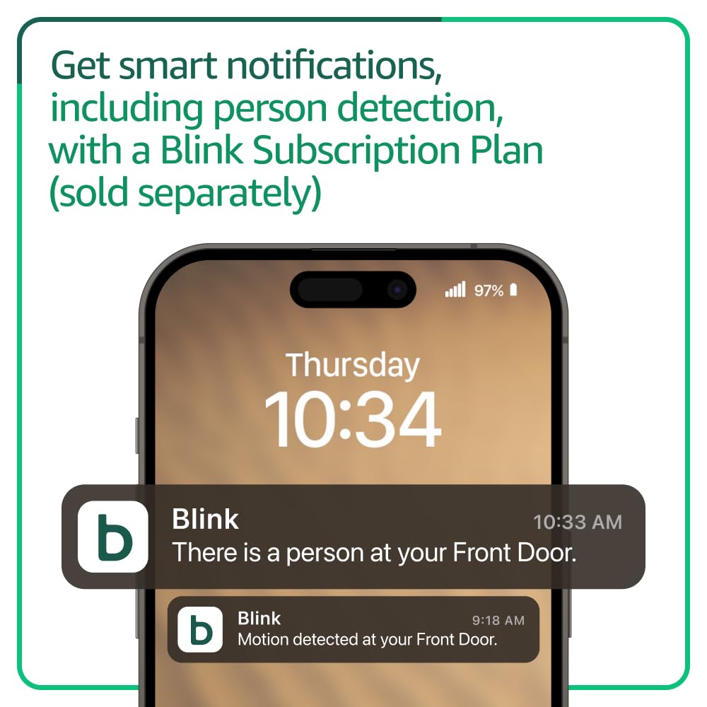 All-new Blink Video Doorbell + Outdoor 4 – Wireless smart security cameras, head-to-toe HD view, two-year battery life. Sync Module Core included – 3 camera system + Video Doorbell
