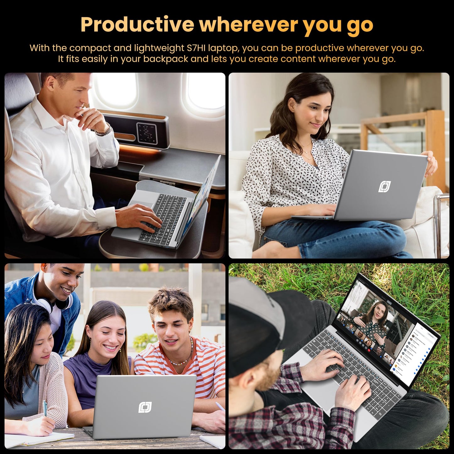 jumper Laptop, 12GB RAM 640GB ROM, Office 365-1 Year 5305U Processor, 15.6 Inch Computer, FHD IPS Screen, 38Wh Battery, 2 Stereo Speakers, USB3.0 * 2, HDMI, for Business and Students.