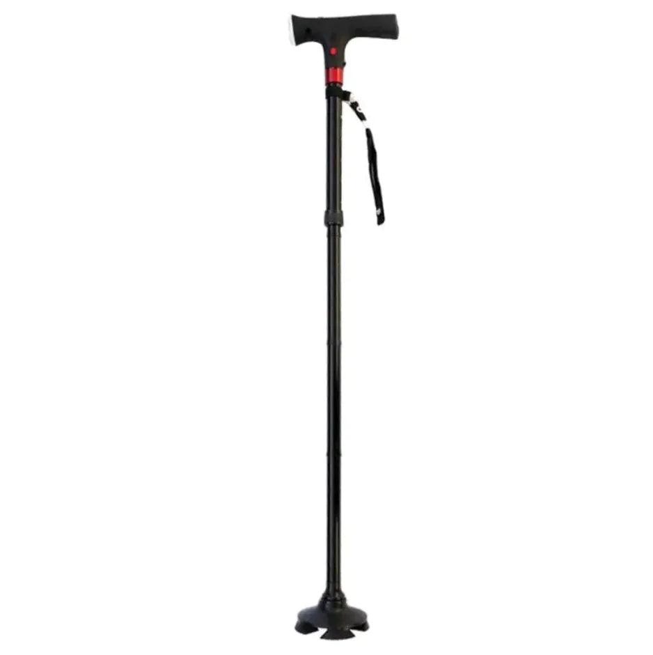 Adjustable Aluminum Folding Cane with Built-in Alarm System
