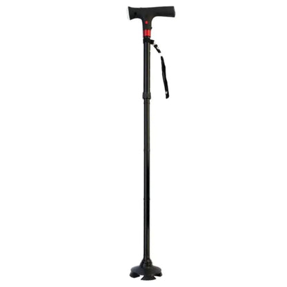 Adjustable Aluminum Folding Cane with Built-in Alarm System