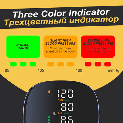 Rechargeable Voice Broadcast Blood Pressure Monitor with Touch Screen
